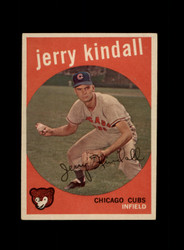 1959 JERRY KINDALL TOPPS #274 CUBS *G0198