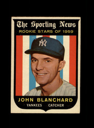 1959 JOHN BLANCHARD TOPPS #117 YANKEES *G0202