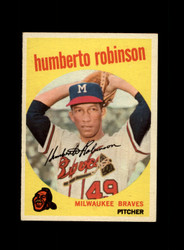 1959 HUMBERTO ROBINSON TOPPS #366 BRAVES *G0204