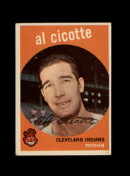 1959 AL CICOTTE TOPPS #57 INDIANS *G0206