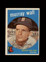 1959 MURRAY WALL TOPPS #42 RED SOX *G0207