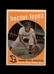 1959 HECTOR LOPEZ TOPPS #402 ATHLETICS *G0210