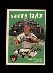 1959 SAMMY TAYLOR TOPPS #193 CUBS *G0211