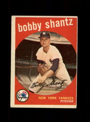 1959 BOBBY SHANTZ TOPPS #222 YANKEES *G0213