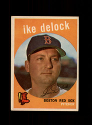 1959 IKE DELOCK TOPPS #437 RED SOX *G0215