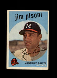 1959 JIM PISONI TOPPS #259 BRAVES *G0219