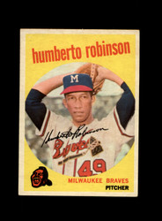 1959 HUMBERTO ROBINSON TOPPS #366 BRAVES *G0227