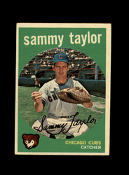 1959 SAMMY TAYLOR TOPPS #193 CUBS *G0231
