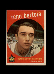 1959 RENO BERTOIA TOPPS #84 SENATORS *G0239