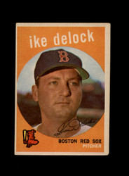 1959 IKE DELOCK TOPPS #437 RED SOX *G0243