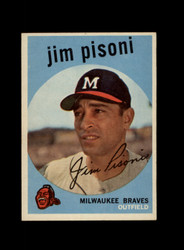 1959 JIM PISONI TOPPS #259 BRAVES *G0252