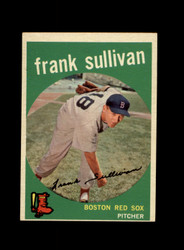 1959 FRANK SULLIVAN TOPPS #323 RED SOX *G0274