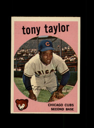 1959 TONY TAYLOR TOPPS #62 CUBS *G0280