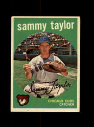 1959 SAMMY TAYLOR TOPPS #193 CUBS *G0299