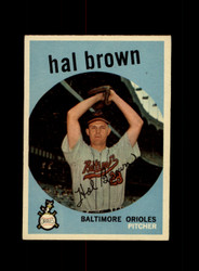 1959 HAL BROWN TOPPS #487 ORIOLES *G0303
