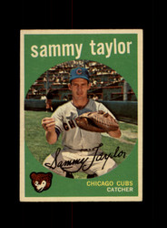 1959 SAMMY TAYLOR TOPPS #193 CUBS *G0309