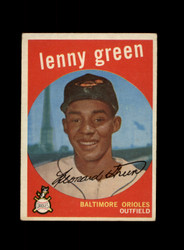 1959 LENNY GREEN TOPPS #209 ORIOLES *G0310