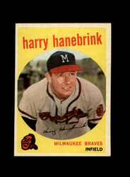 1959 HARRY HANEBRINK TOPPS #322 BRAVES *G0312