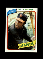 1980 WILLIE MCCOVEY TOPPS #335 GIANTS *G0332