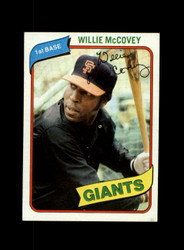 1980 WILLIE MCCOVEY TOPPS #335 GIANTS *G0339