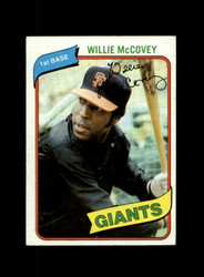 1980 WILLIE MCCOVEY TOPPS #335 GIANTS *G0342