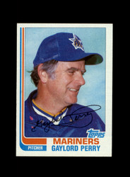 1982 GAYLORD PERRY TOPPS #88T MARINERS *G0377