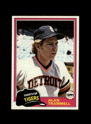 1981 ALAN TRAMMELL TOPPS #709 TIGERS *G0412