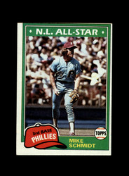 1981 MIKE SCHMIDT TOPPS #540 PHILLIES *G0420