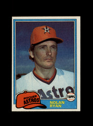 1981 NOLAN RYAN TOPPS #240 ASTROS *G0467