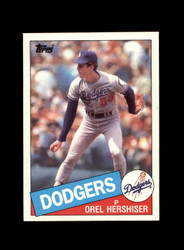 1985 OREL HERSHISER TOPPS #493 DODGERS *G0486