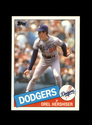 1985 OREL HERSHISER TOPPS #493 DODGERS *G0487