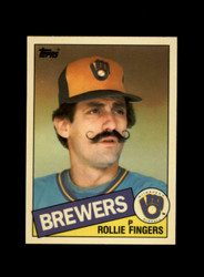 1985 ROLLIE FINGERS TOPPS #750 TIFFANY BREWERS *3344