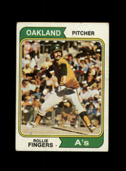 1974 ROLLIE FINGERS TOPPS #212 A'S *G0652