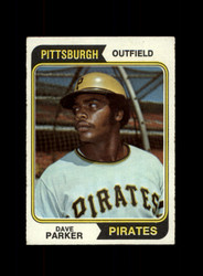 1974 DAVE PARKER TOPPS #252 PIRATES *G0695