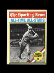 1976 ROGERS HORNSBY TOPPS #342 ALL TIME ALL STARS *G0760