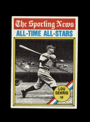 1976 LOU GEHRIG TOPPS #341 ALL TIME ALL STARS *G0775