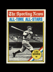 1976 LOU GEHRIG TOPPS #341 ALL TIME ALL STARS *G0778