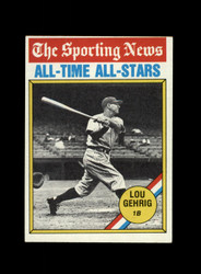 1976 LOU GEHRIG TOPPS #341 ALL TIME ALL STARS *G0781