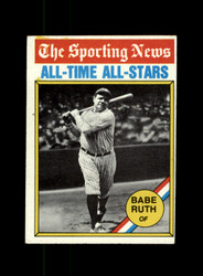 1976 BABE RUTH TOPPS #345 ALL TIME ALL STARS *G0796