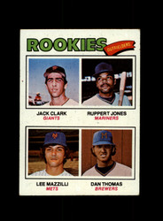 1977 CLARK JONES MAZZILLI THOMAS TOPPS #488 ROOKIES *G0848