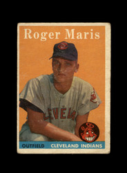 1958 ROGER MARIS TOPPS #47 ROOKIE GD/VG INDIANS *0696