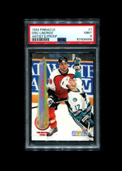 1994 ERIC LINDROS PINNACLE #1 ARTISTS PROOF FLYERS PSA 9