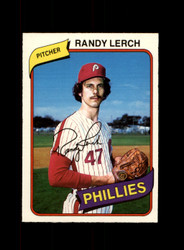 1980 RANDY LERCH O-PEE-CHEE #181 PHILLIES *G7690