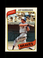 1980 JEFF BURROUGHS O-PEE-CHEE #283 BRAVES *G7699