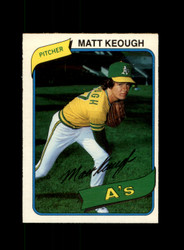 1980 MATT KEOUGH O-PEE-CHEE #74 A'S *G7723