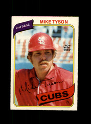1980 MIKE TYSON O-PEE-CHEE #252 CUBS *G7728