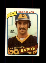 1980 BILLY ALMON O-PEE-CHEE #225 EXPOS *G7748