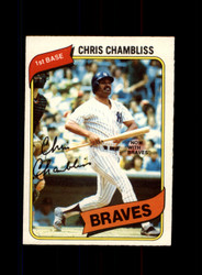1980 CHRIS CHAMBLISS O-PEE-CHEE #328 BRAVES *G7760