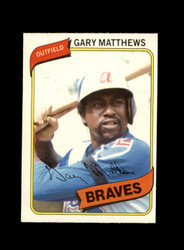 1980 GARY MATTHEWS O-PEE-CHEE #186 BRAVES *G7779