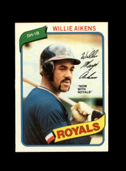 1980 WILLIE AIKENS O-PEE-CHEE #191 ROYALS *G7787
